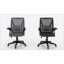 Chaises de bureau en filet beige à hauteur réglable, chaises de bureau modernes pour le bureau personnel, chaise d'ordinateur pivotante avec roues-989014198