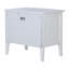 1-Drawer Nightstand Bedside Table White