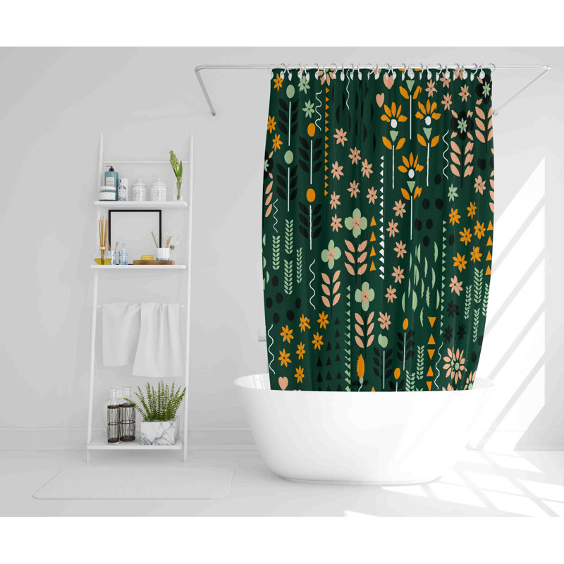 Flickinger Polyester Shower Curtain, 168cm H x 168cm W