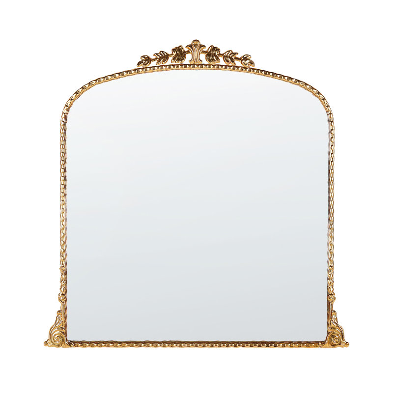 Ulises Metal Arch Mirror, 180.34 cm H x 180.34 cm W, Gold