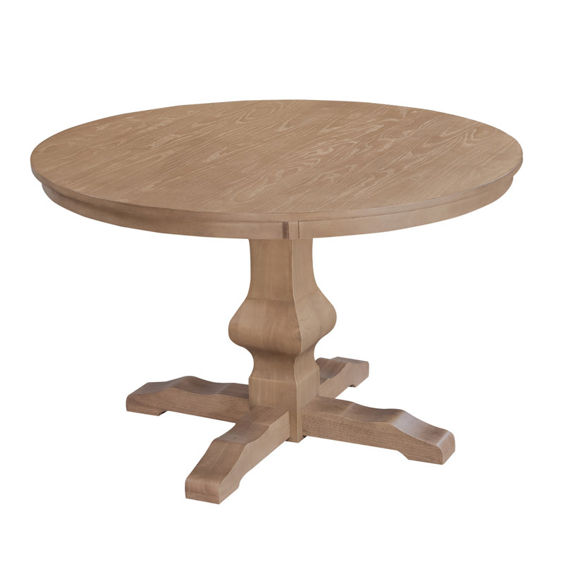 Table à manger ronde (table seulement), Clair naturel