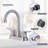 Centerset 2-handle Bathroom Faucet with Drain Assembly-89358578