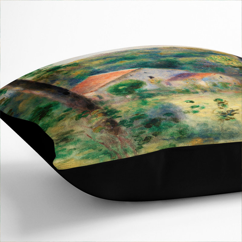 Environs of Briey Scatter Cushion, 40cm H x 40cm W x 15cm D, Black