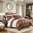 4 Piece Brown Comforter Set Brown-119416994-119416995
