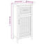 Burna Solid Wood Freestanding Bathroom Cabinet