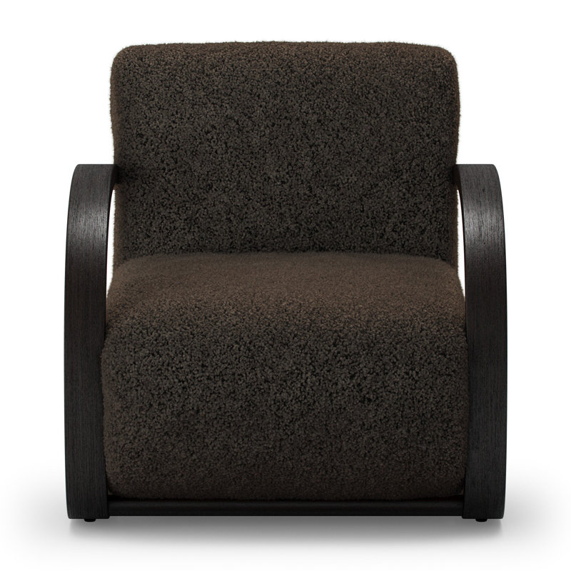 BURKE Armchair, Cocoa Shearling