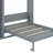 Ellettsville Murphy Bed Wall Bed With Shelves-753576361-804117388
