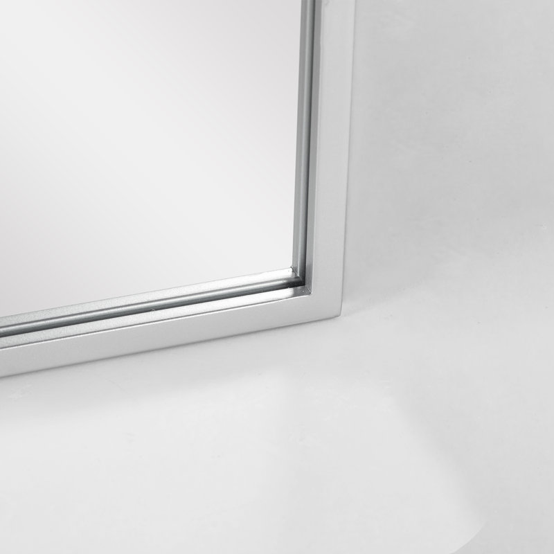 Miroir mural Avais, 36 po x 24 po, Argent