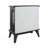 24" 3D  Flame Electric Infrared Quartz Fireplace Stove With Remote Control
