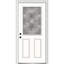 Porte d'entrée pré-suspendue en fibre de verre 1/2 panneau 2 panneaux Grace Grace-2022985753-2022985755-2022985746