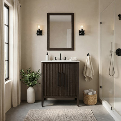 Meuble-lavabo simple 30 po