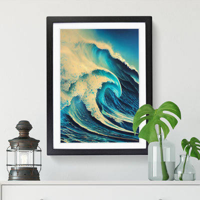 Seascape Spray - Single Picture Frame Painting
