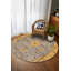 Girvin Yellow Oriental Machine Printed Cotton Polyester Area Rug-23747459