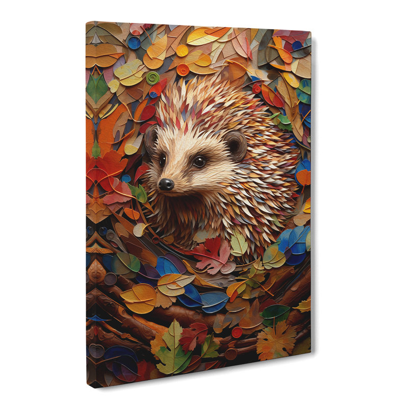 Hedgehog Orphism No.2 - No Frame Print, 60cm H x 40cm W x 3cm D