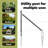 Vidaxl Fence Posts With Spike 52 Pcs Diameter32 Mm 60 Cm Galvanised Steel