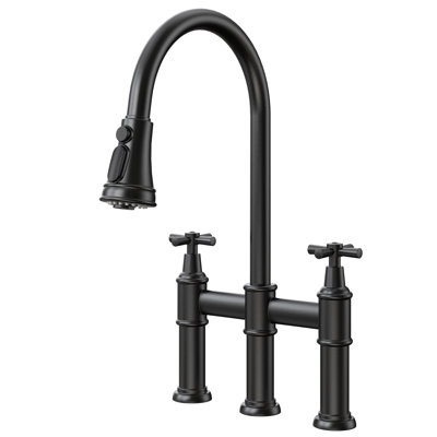 Robinet de pont rétractable tactile avec accessoires