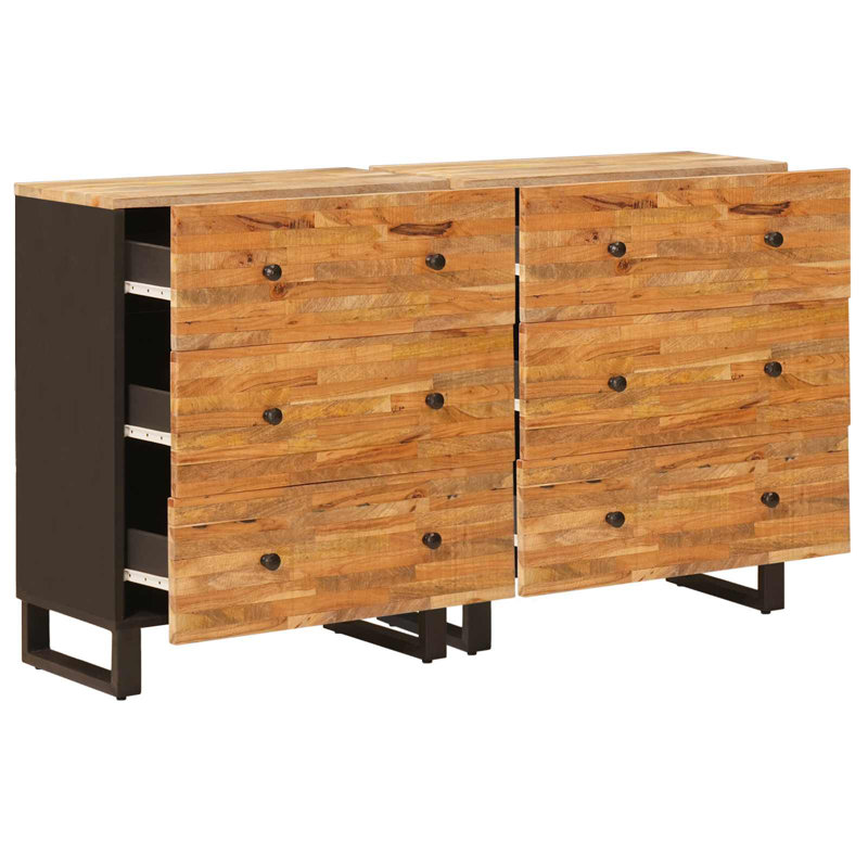 Solid Wood Rectangle Accent Chest