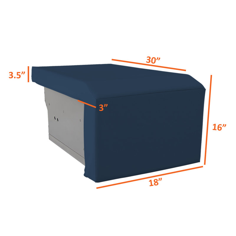 Couvercle de brûleur double imperméable robuste à double face, couvercle supérieur pour îlot de cuisine intégré, Bleu