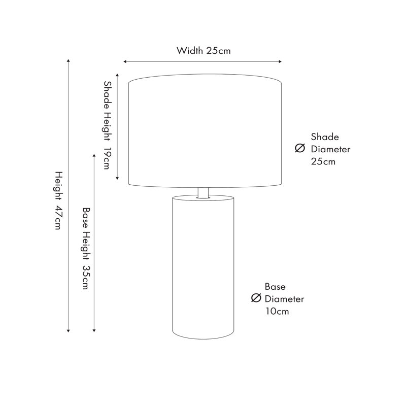 Kanoa Marble Table Lamp
