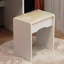 Ensemble coiffeuse avec tabouret et miroir Hoschton