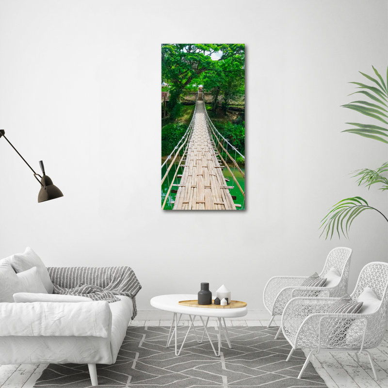 Suspension Bridge - Wrapped Canvas Print