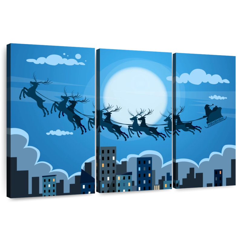 Lelend Christmas Silhouette, 36" H x 57" W
