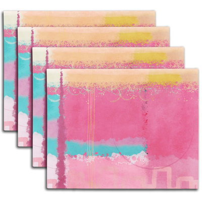Napperon abstrait en polyester
