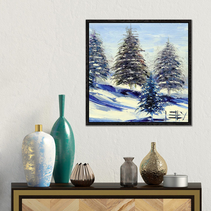 Tahoe 1 Piece Wall Art on Canvas, 45.72 cm H x 45.72 cm W, Black Framed