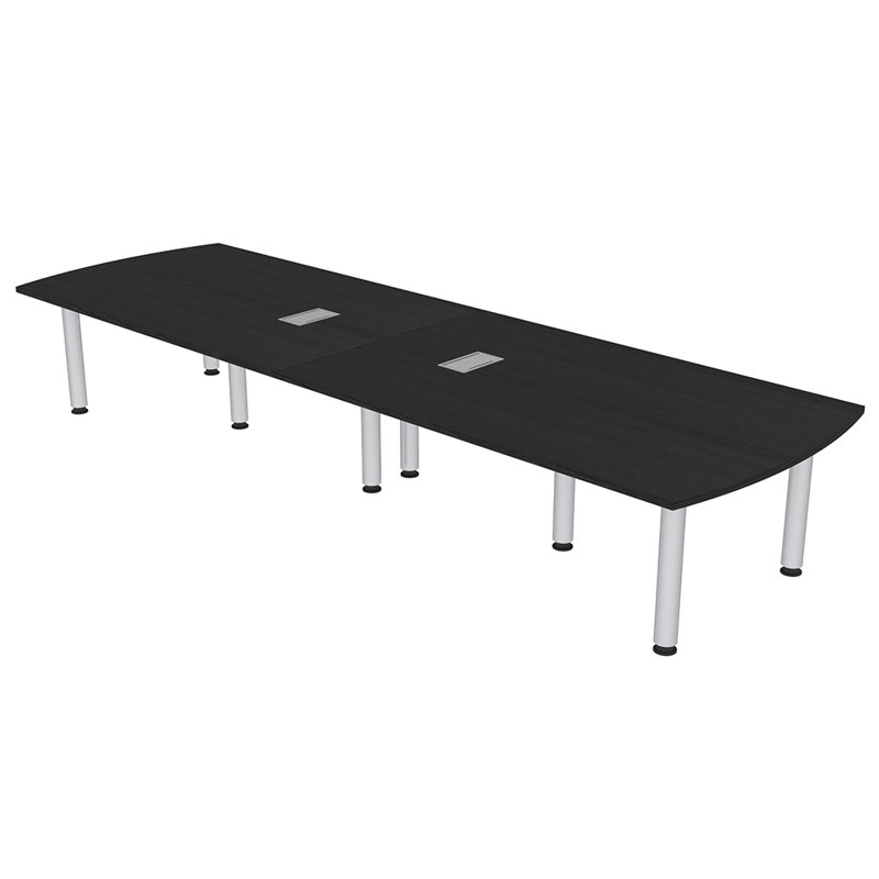 Table de conférence Arc, Argent argent, H 30 po x l 96 po x P 48 po, Sel Lakeland