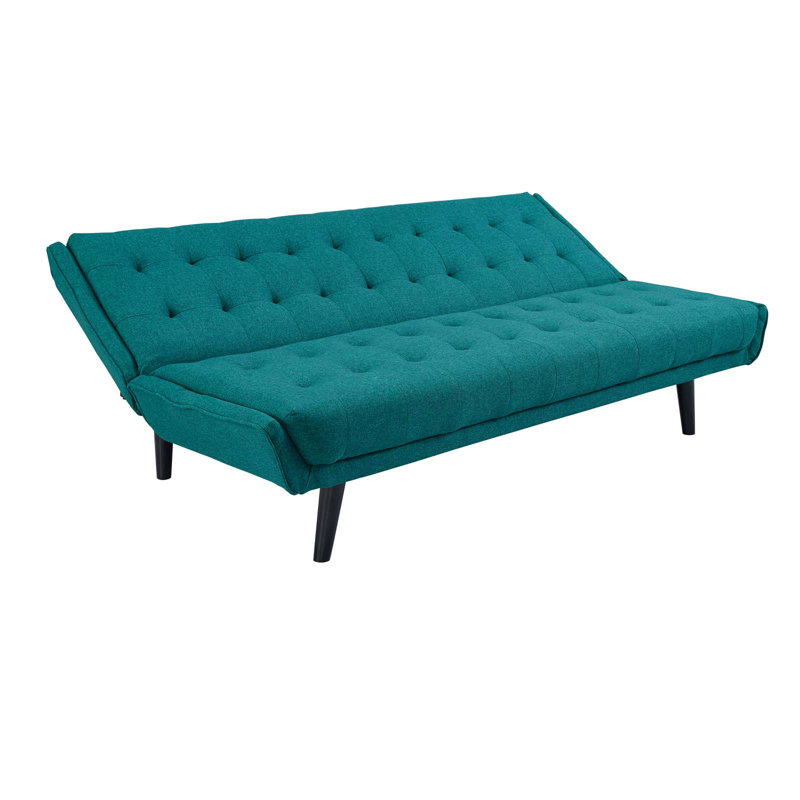Canapé-lit convertible Glance, Tissage bleu sarcelle