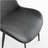 Grey PU Leather & Iron Leg Dining Table Set (2-Piece)