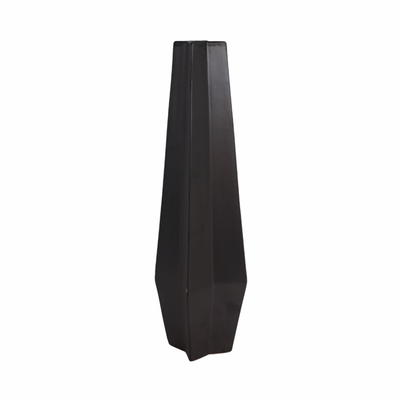 Grand vase en céramique 31 "Moines, H 24 po x l 6 po x P 6 po