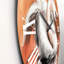Cygne sur l'eau - horloge murale traditionnelle-60281318