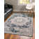 Tapis bleu marine / gris Arella