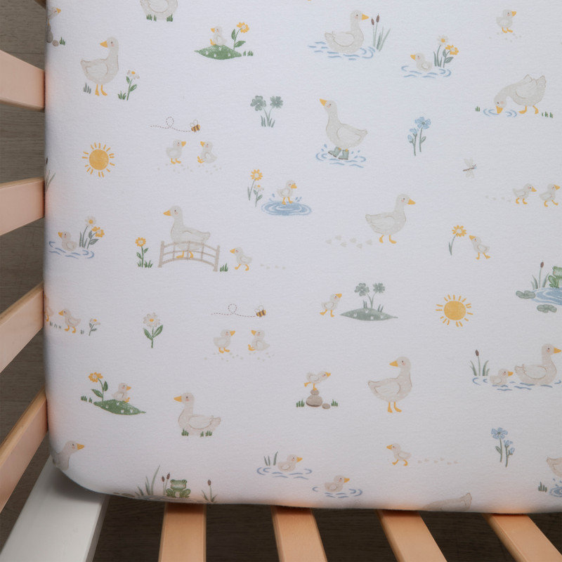 Drap-housse en coton jersey - Goosey Goosey