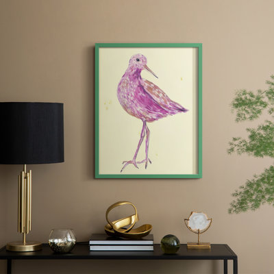 Seabird I, reproduction encadrée - bois massif