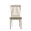Ensemble de 2 chaises d'appoint en bois