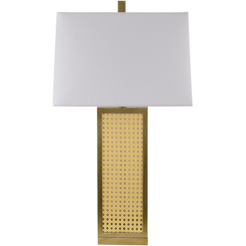 Lampe de table en osier / rotin Arelie