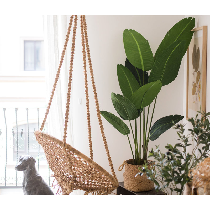 Palmier en pot artificiel, H 51,2 po x l 82,7 po x P 7,5 po