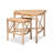 Nancee 20.9'' Tall 3 Legs Rattan End Table Set