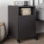Radonna 36cm W Steel Bedside Table-1824185773