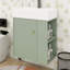 Meuble-lavabo flottant 21,6 po avec lavabo, rangement ouvert à droite-583832899