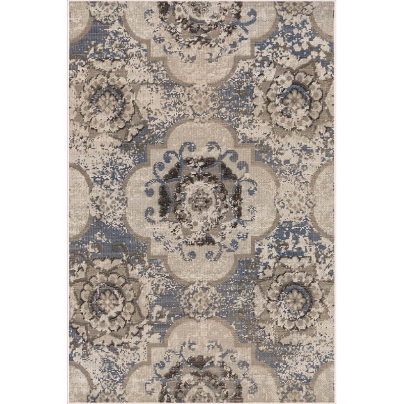 Luxurious Velvet Area Rug (4.6 x 7.2 ft), 100% Antibacterial Fabric, Non-Slip Cotton Backing, Pile Height: 0.4 in | Machine Washable, 3D Digital Print Design | Perfect for Living Room & Bedroom Decor, Soft & Durable