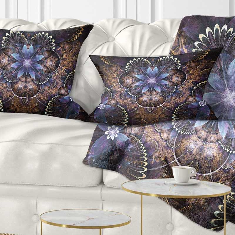 Coussin d'art floral, Rectangulaire, 12 po x 20 po