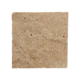 Carreau de mur et plancher en travertin noyer