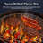 24Inch Wood Burning Fire Pit With Grill & Lid