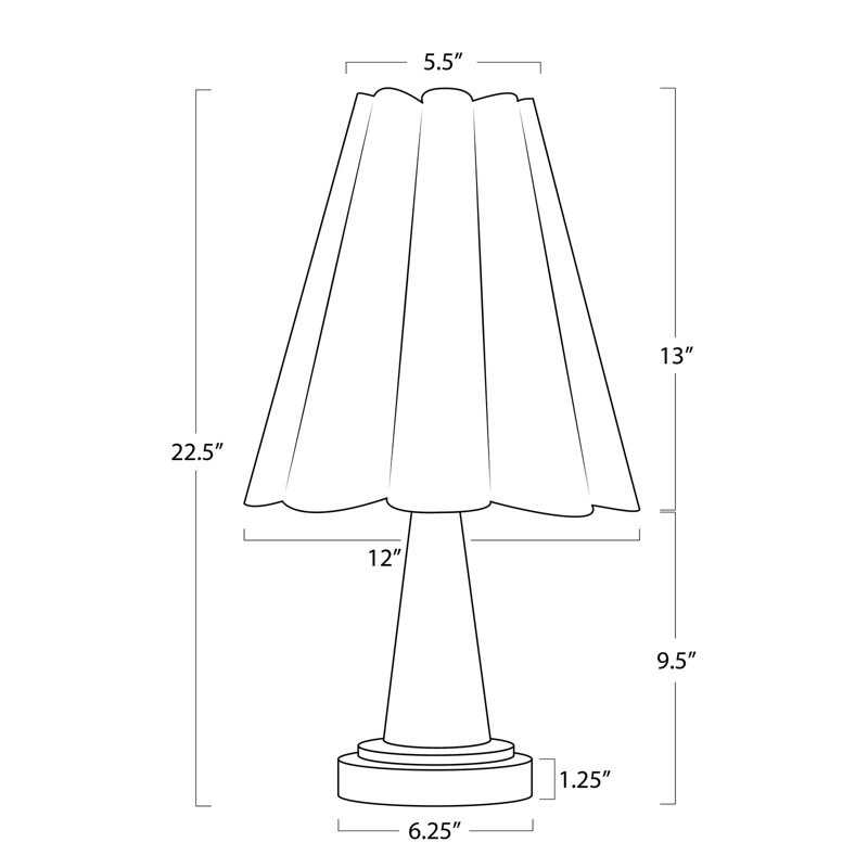 Segal Table Lamp, Red