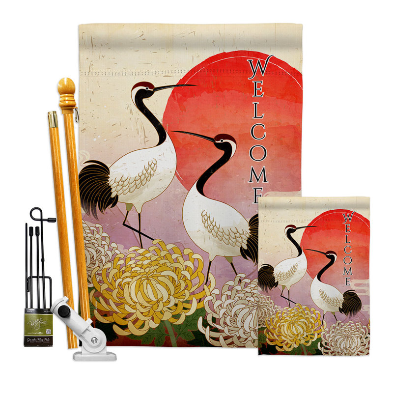 Ensemble de drapeaux double face en polyester 40 po x 28 po