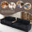 4-Seater Corduroy Sofa Couch 133" Modern Sofa With USB Ports, Hidden Storage Arms, Flip-Top Cup Holders For Living Room-984988889