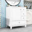 Meuble-lavabo avec lavabo, tablette et trois tiroirs-1781169853